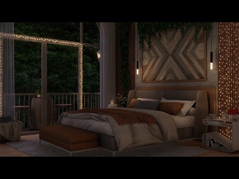 Rainy Night Ambience 🌙 Relaxing Rainfall In Various Intensity Levels | Rain Sounds For Sleep