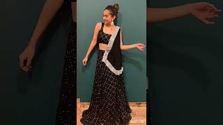 beautiful saaree look anushka sen #shape #anushkasen #hotvideo #trending #yt #viralvideo