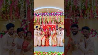 Cousin couple wedding ❤️ #cute #family #cousins #happymoments #mamapaiyan #athaiponnu #cousinwedding