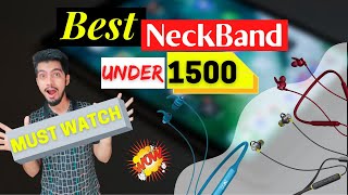 Best Neckband Under 1500 फयद क सद Top Neckband Earphones Neckband Under 1500