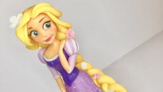 Rapunzel Sugar Paste Cake Topper Tutorial