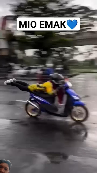 EMAK GILA GAYA SUPERMEN PAKAI MIO #dragbike#dragrace#drag#balap#balapan#emakgila#otomotif#racelover