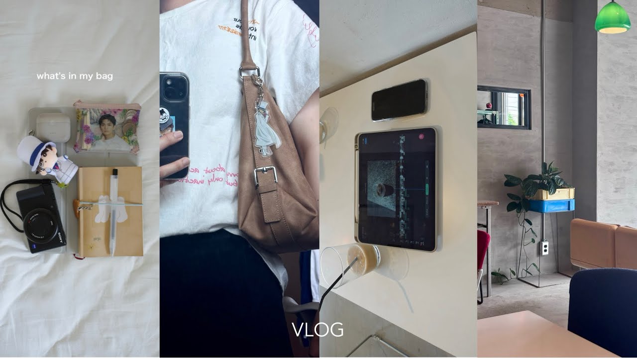 [ vlog ] 最近の日常と新しいカバン👜｜ what’s in my bag, カフェとおうち時間, 嵐ラストライブの日