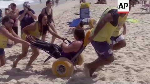 Disabled beachgoers find improved access