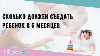 Сколько должен съедать ребенок в 6 месяцев