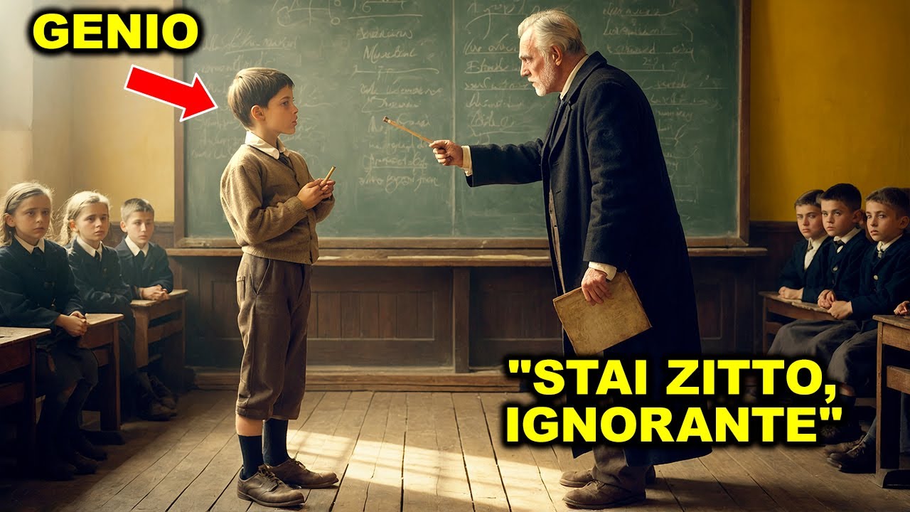 «Zitto, ignorante!» urlò il professore... finché il bambino scrisse in 9 lingue diverse