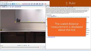 Coach 7 Data Video Tutorial - Frame measurement tools