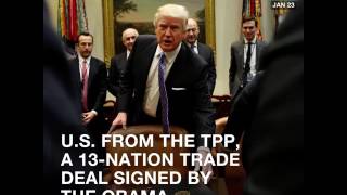 Trump Signs Executive Orders On Trade, Hiring And Abortion