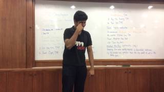 Tabletopics session- The Fear of Spiders (Spoken by Kishern Manickam)