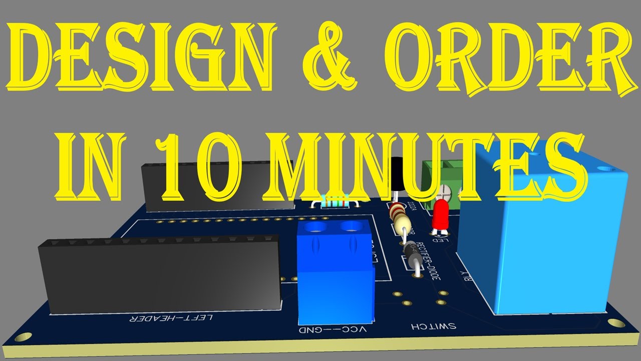 PCB From Design To Order For Beginners - YouTube