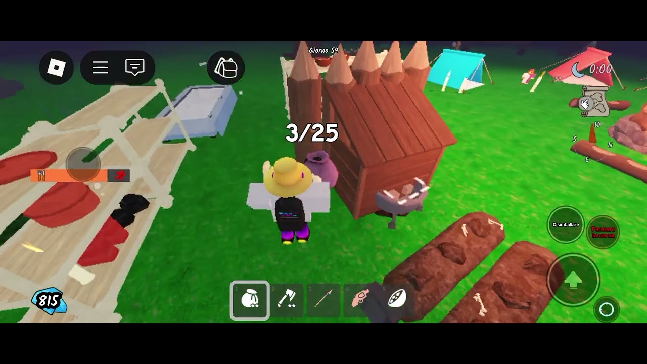 #99nottinellaforesta #roblox gioco per quasi un ora von un mio amico su ...