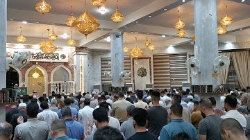 دعاء الوتر ليلة ٥ رمضان ١٤٤٣هجرية للقارئ محمد العكيدي في جامع خالد بن الوليد