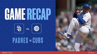 Cubs vs. Padres Game Highlights | 5\/8\/24