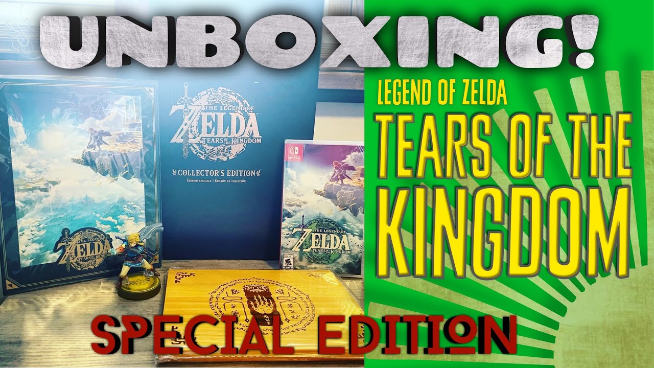 Unboxing Tears of the Kingdom Special Edition (+ 2 PreOrder Bonuses