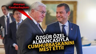 Chp Lideri Özgür Özel Almanya Cumhurbaşkanı Steinmeier I Almanca Konuşarak Karşıladı