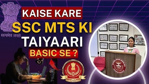 Ssc mts 2025 maths | Reasoning | Gk | English Important topics | Beginners Complete Basic syllabus