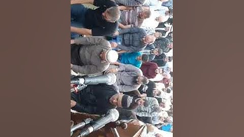 صلاة التراويح من مسجد دورا الكبير مع القارئ محمد حسين العواودة ❤️ (١)