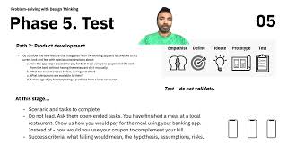 5. Test –Problem Solving with Design Thinking