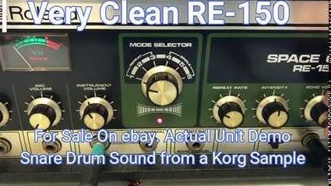 Roland Re-150 Space Echo Analog Tape Delay Demo. Very clean unit for sale on eBay