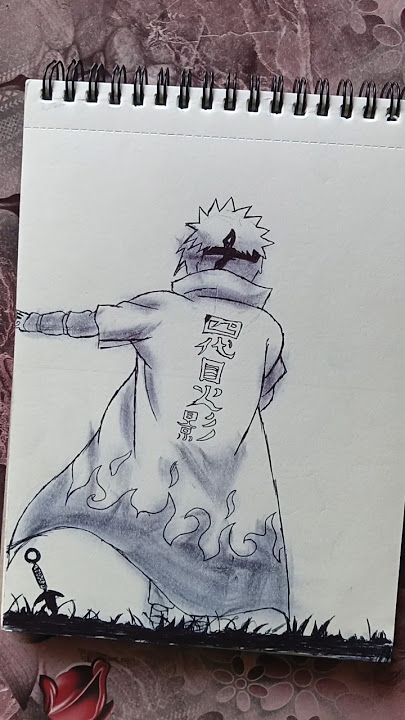 Minato drawing from Naruto #anime #naruto #minato
