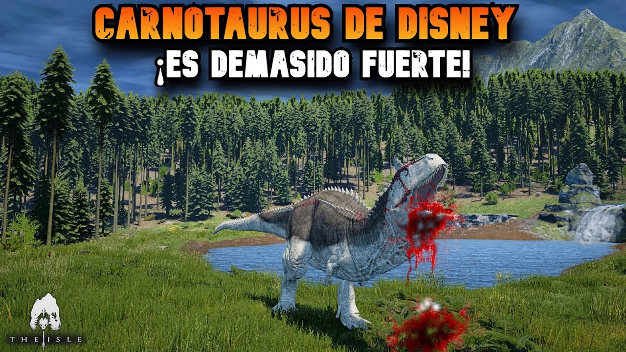 😱MI PRIMERA VEZ JUGANDO CON EL CARNOTAURUS DE DISNEY // ES UN VERDADERO TANQUE ☠️ THE ISLE