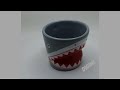 Caneca Tubarão Colecionável Temática de Porcelana
