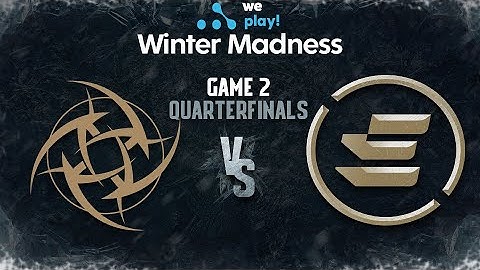 Ninjas in Pyjamas vs Elements Pro Gaming Game 2 - WePlay! Winter Madness - Quarterfinals