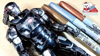 CUSTOMIZING WAR MACHINE USING SHARPIE MARKERS! ZD TOYS WAR MACHINE MARK 3 - MARVEL