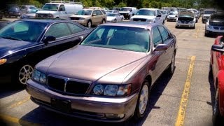 2000 Infiniti Q45 Anniversary Edition Start Up, Quick Tour, & Rev With Exhaust View - 123K