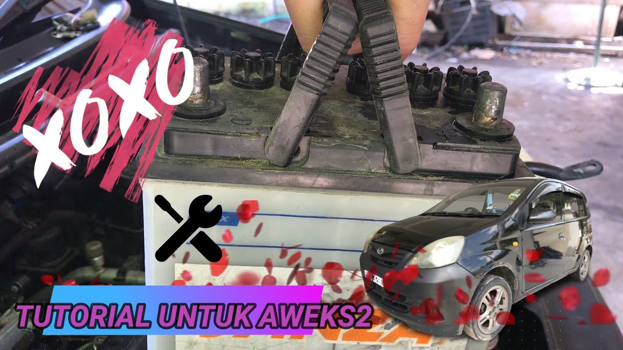 Tutorial Buka Bateri Perodua Viva Youtube