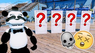 PANDA FREDDY DON'T PICK THE WRONG DOOR OR YOU'LL DIE! (GTA 5 Mods For Kids FNAF RedHatter)