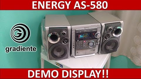 Gradiente AS 580: Demo Display