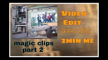 How to create video // video editing// magical video created 2min