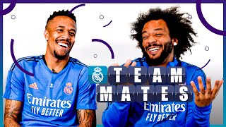 Who's the STRONGEST? Who's last off the BUS? | Teammates Marcelo & Militão