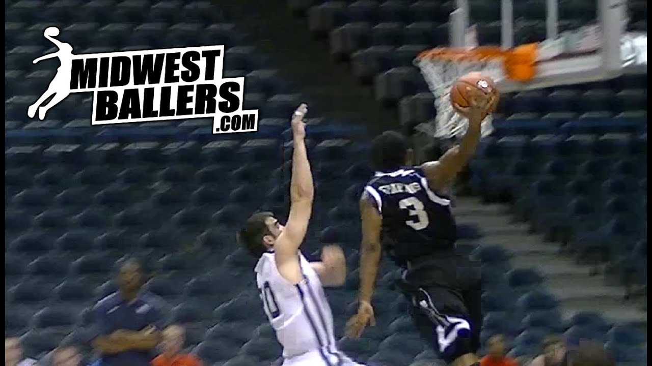 Jemell Posey PUNCHES OUT on defender at the Best of the Best Classic