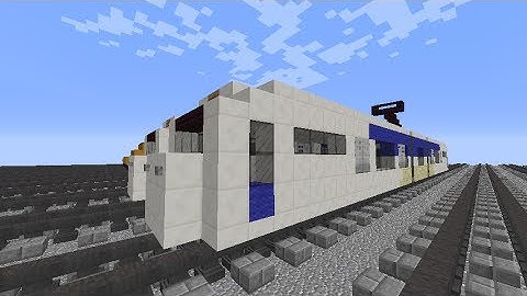 Minecraft TriMet MAX Siemens S70 Light Rail Tutorial