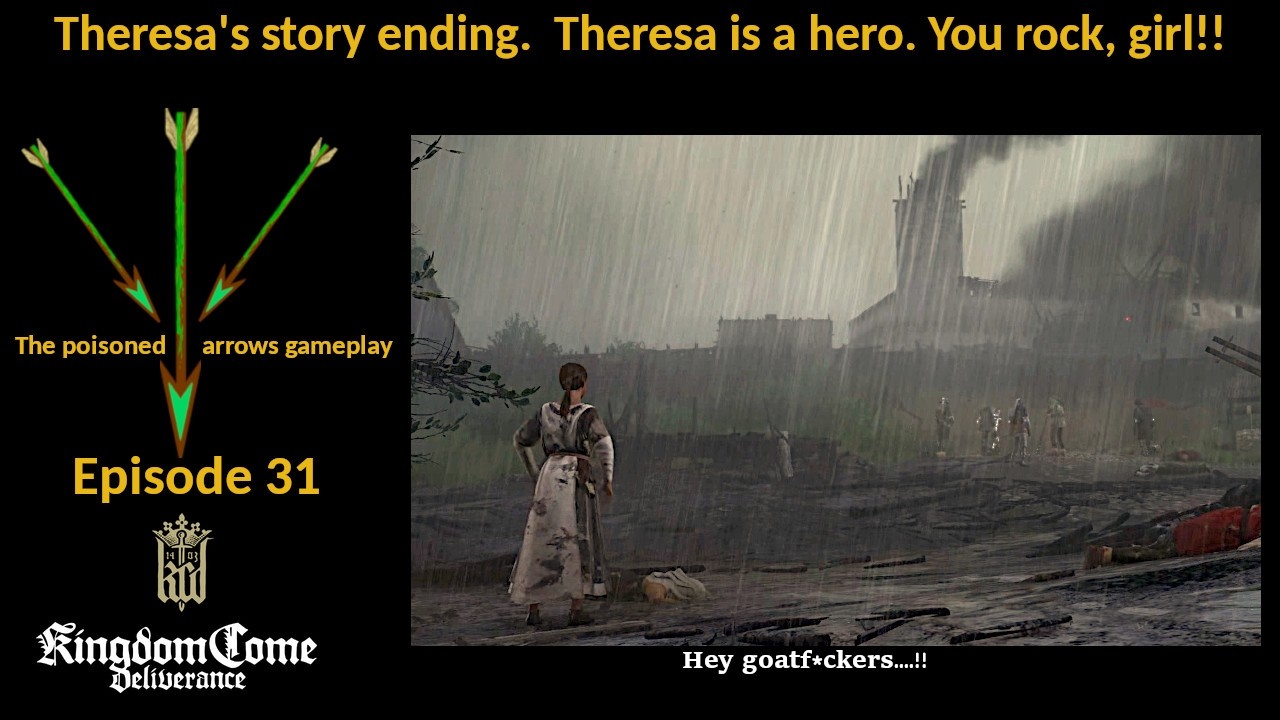 Theresa is an angel, a hero and very cool. No commentary