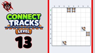 Connect Tracks Logic Puzzle Level 13 Game Walkthrough