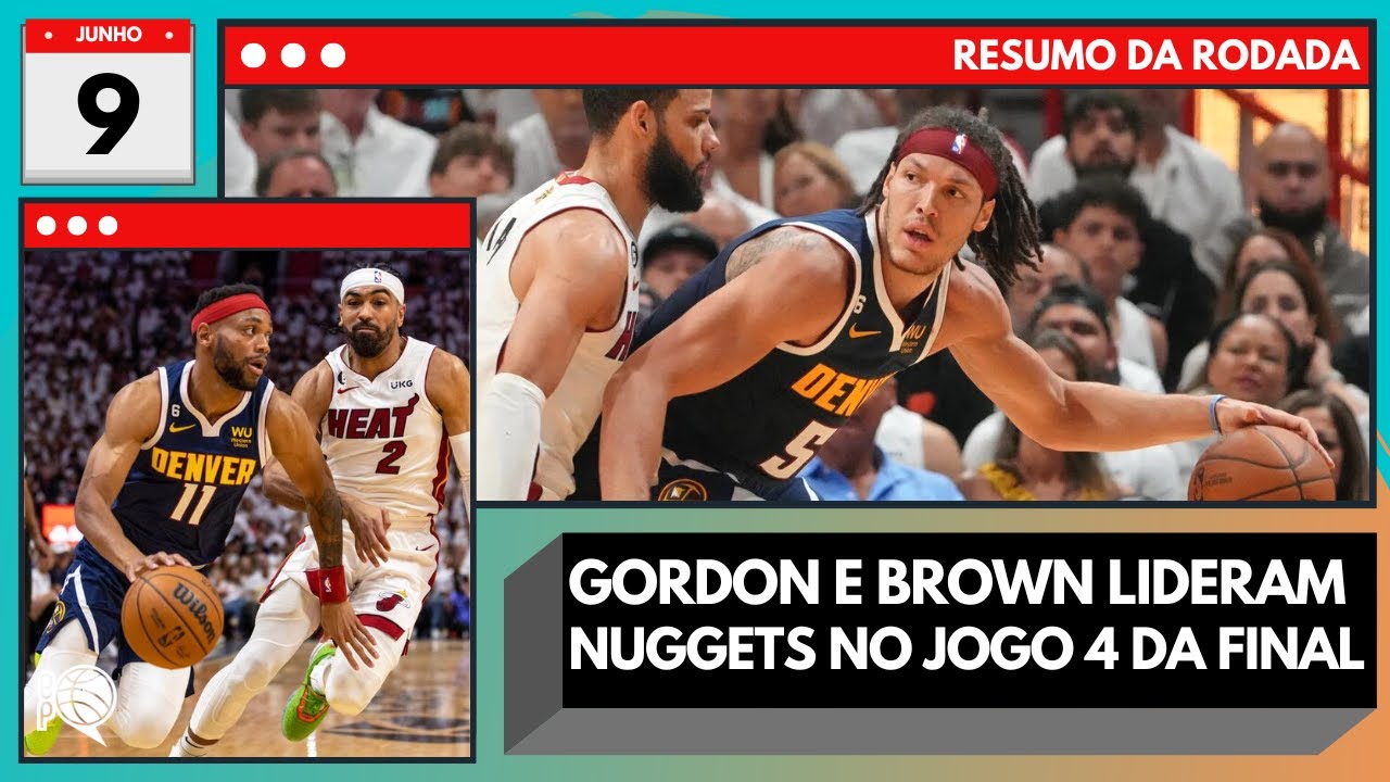 Finais NBA: com shows de Jokic e Murray, Nuggets batem Heat em Miami