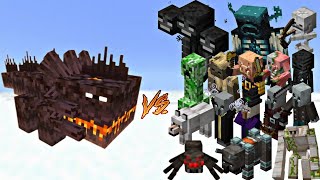 Minecraft all mobs vs lava eater amazing fight #minecraft #gaming #viral