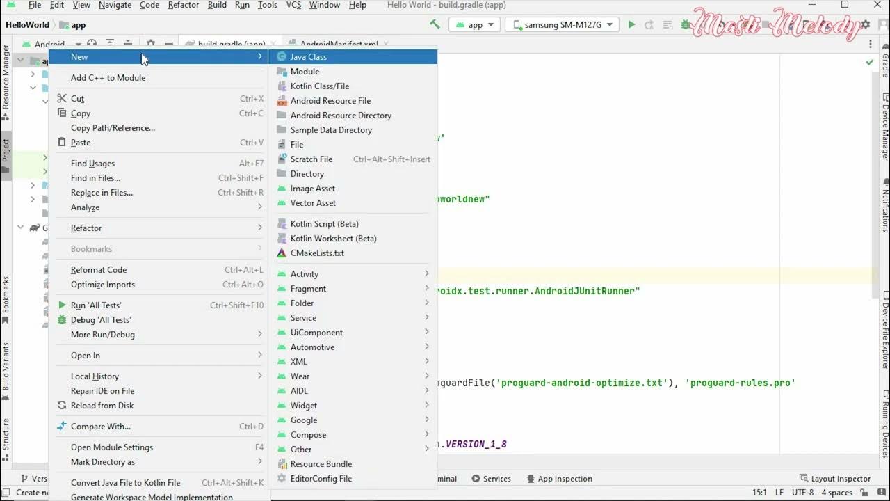 Android Studio Tutorial: How To Create Assets Folder | What is asset ...