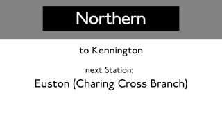 London Underground Sound Recording Northern Line Mornington Crescent - Charing Cross