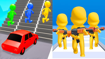 Shape Shifting VS Gun Clash 3D - All Level Speed Run Gameplay Ep1