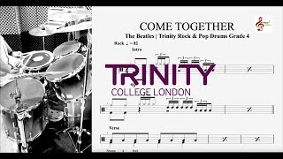Come Together - The Beatles - Trinity Rock & Pop Drums Grade 4 | Demo & Backing Track