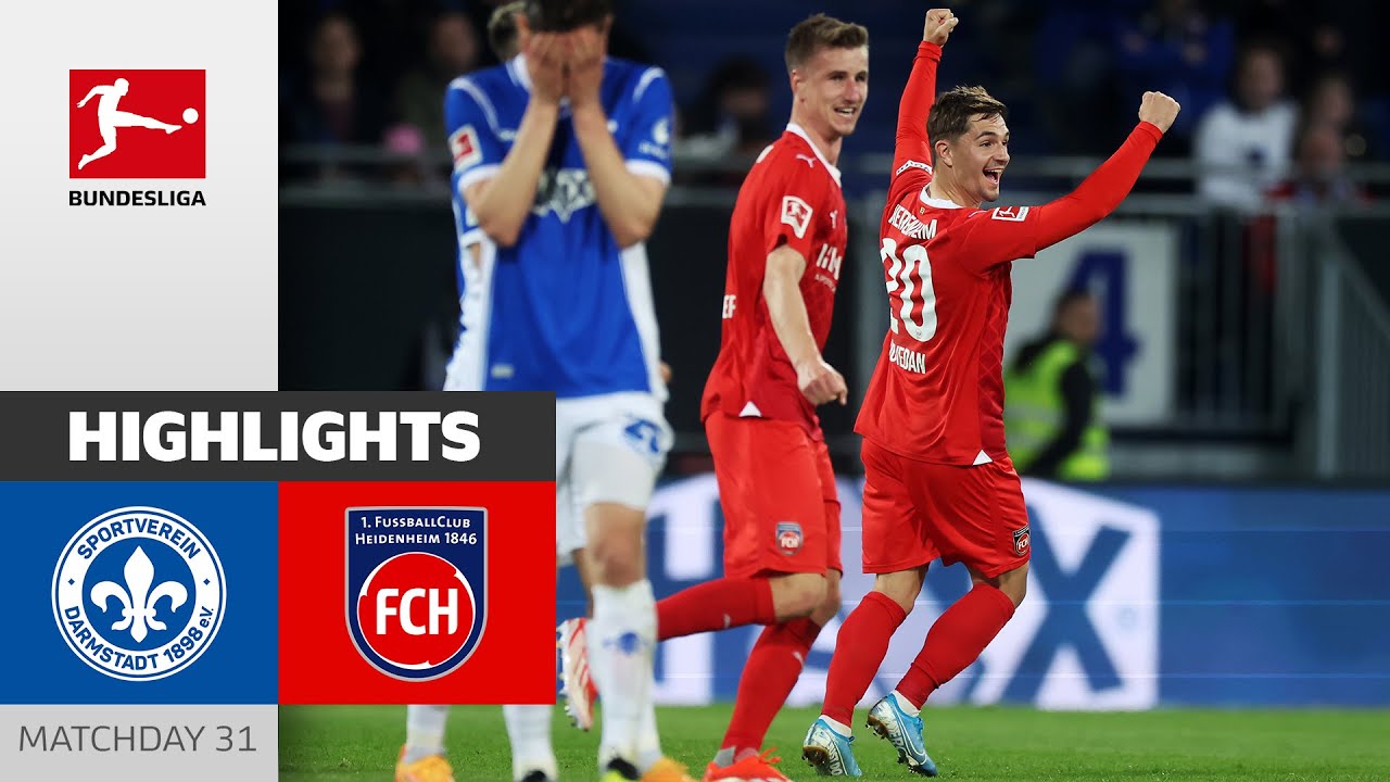 Darmstadt 98 vs Heidenheim 1846 Full Match Replay