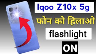 Iqoo z10x5g flash light setting smart flash light/shake to turn on flashlight in Iqoo z10x 5g screenshot 5