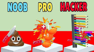 Slice it all! NOOB vs PRO vs HACKER Gameplay | All Levels # 74