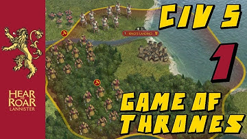 Civilisation 5 | Game of Thrones | Winter is Coming Mod AI Only Part 1
