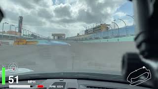 Instructing during DRT 2022 at Homestead-Miami Speedway