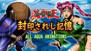 Yugioh Forbidden Memories - All Aqua Attack Animations [4K] 【遊戯王】 封印されし記憶 ＊ 水族の全アニメーションまとめ